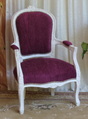 Fauteuil Cabriolet de Style Louis XV